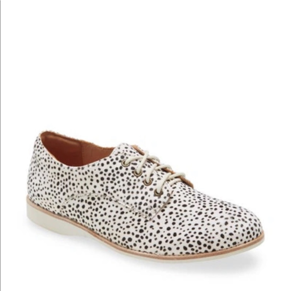 ROLLIE
Derby Genuine Calf Hair Flat In Snow Leopard Calf Hair